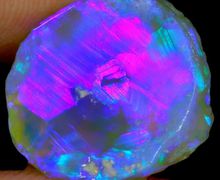 "Lightning Ridge" - a big Australian opal, 5 carat