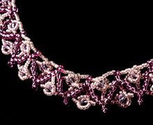 A necklace "Evening tenderness"