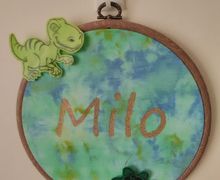 Personalised Tie Dye Name Placque