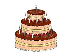 How To Draw A Cake Step By Step