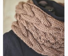 How to knife a scarf snood