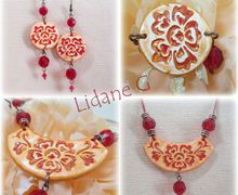 A set of jewelries "Flowers"