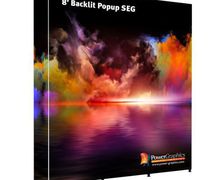 Purchase Our Premium Backlit Pop Up SEG 8’ Tension Fabric Display
