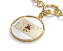 Vintage Bee Chunky Chain Bracelet