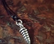 Sterling Silver "Tribal Elements" Lge. Honey Comb Pendant
