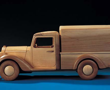 Wooden truck