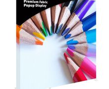 Premium Fabric Pop Up 8” Display | Trade Show Display Pros