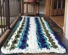 3 x 5 ft Chunky luxe rug