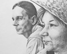 Custom  Family Portrait / Family Portrait from Photo / Personalized Anniversary Gift for him / Wedding gift / Art Portrait /