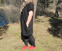 Linen dress,Plus size linen dress,Women dress,Dress with pockets,Short women dress,Hand made dress,Women plus size linen dress,Black dress