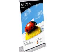 Premium Metro Tabletop Banner Stand | Banner Stand Pros