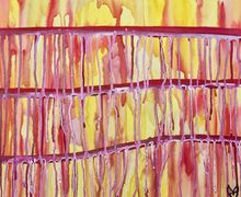 Original Abstract Painting - Drip Painting - Mixed Media Art - Wall Art - Home Decor - Office Decor - Poetry Art