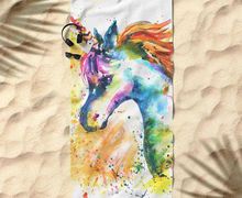Unicorn beach towel