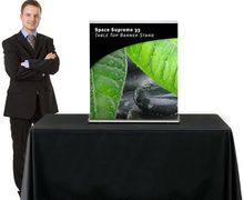 Make A Big Impact With Space Supreme Table Banners | Banner Stand Pros