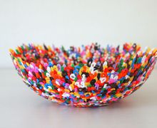 Handmade Bowl and Patterned Vase