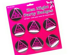 Hen Night Name Badges/ A Memorable Hens Party Product