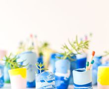 DIY Polymer Clay Mini Vases