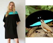 Terry dress with powder-blue gusset COMFORT line by Ksusha Raikova