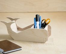Holder for the office supplies "Whale"