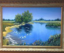 A painting "Near the lake"