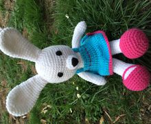 Dress up bunny soft toy