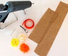 How To Make A Burlap Bow
