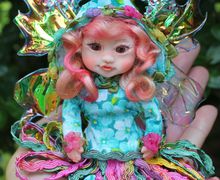 Gently Posable Polymer Clay Fairy Doll