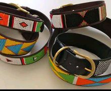 African masai dog collar-Ethical dog collar-Tribal collar-Sustainable dog collar-pet collar-personalized dog collar-puppy collar-kenyan beads-puppy collar- gift for dog