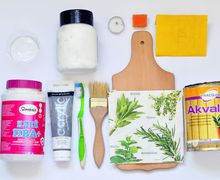 Decoupage: LET'S DECORATE A SIMPLE CUTTING BOARD!