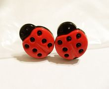 Ladybug Post Earrings #41
