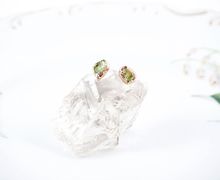 Peridot Stud Earrings