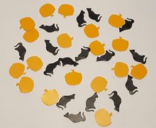 Halloween table scatter, Halloween confetti, Halloween party decorations, halloween, fall table decorations