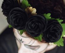 Halloween Gothic Head Wreath