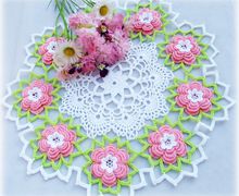 A decorative napkin "Colorful tenderness"