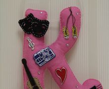 Felt letters and numbers