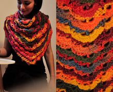 Crochet shawl