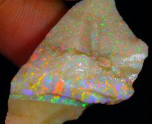 "Lightning Ridge" - a big Australian opal, 19 carat