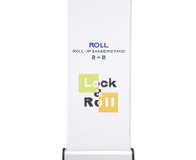 The Lock & Roll | Versatile, Compact Banner Stand