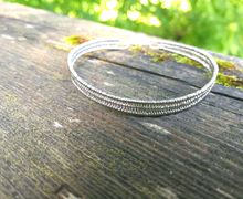 Unisex minimalistic stainless steel bracelet