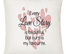 Love Story Decorative Cushion