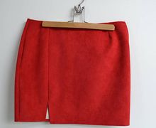 Red handmade skirt