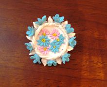"Wild flowers" brooch
