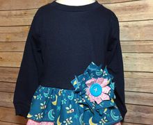3 Toddler Girls Tunic. Upcycled T-Shirt with Free Shipping