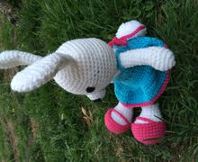 Dress up bunny soft toy