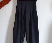 Wide blue pants