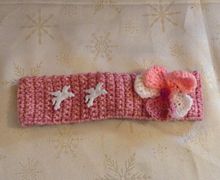 pretty crochet head band