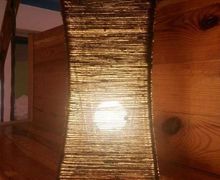 Handmade bedside lamp