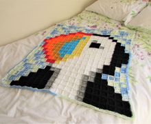 Percival the Puffin Blanket