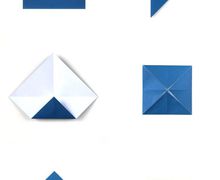 DIY: COLOURFUL PANEL IN ORIGAMI TECHNIQUE!