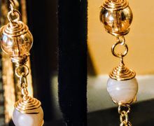 Dangle light catcher earrings